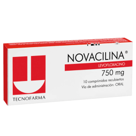 NOVACILINA  750 MG X 10...