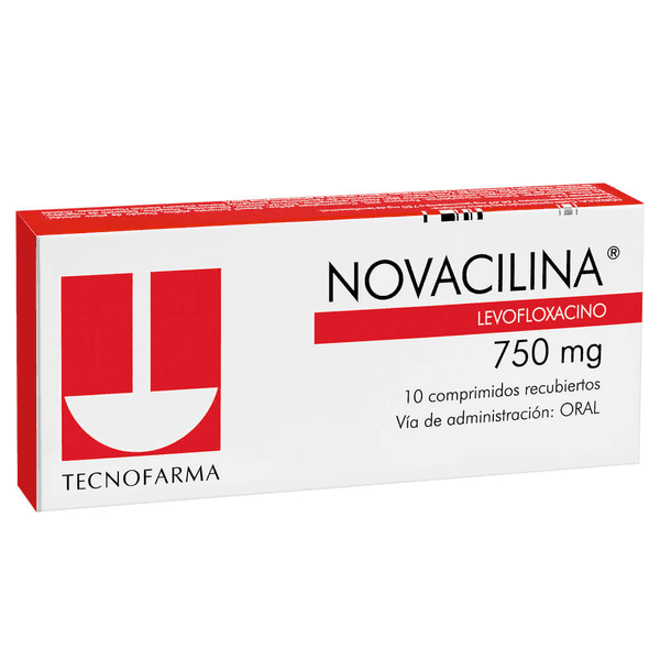 NOVACILINA COM 750 MG X 10