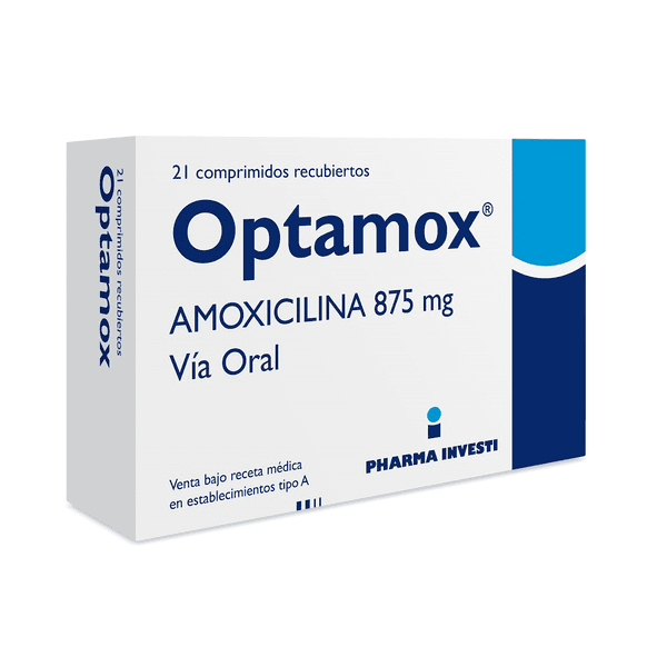 OPTAMOX  875 MG X 21 COMPRIMIDOS