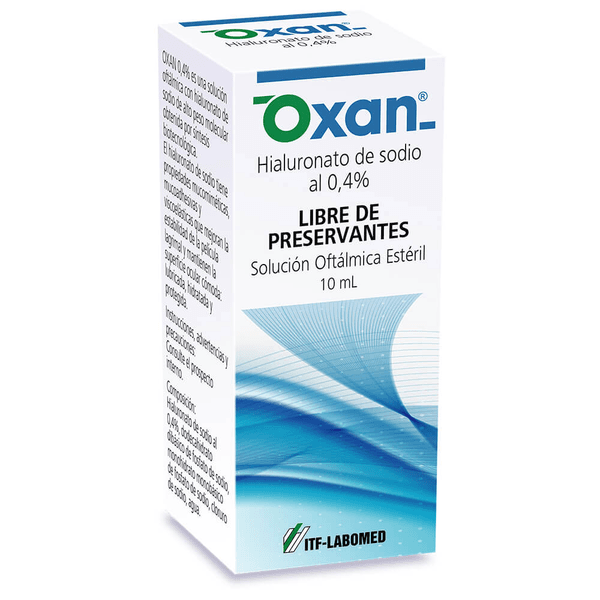 OXAN 0,4% X 10 ML SOLUCIÓN OFTÁLMICA