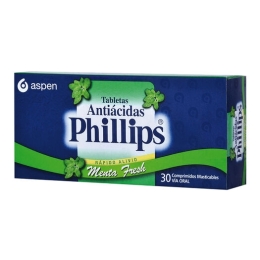 PHILLIPS MENTA  X  30 COMPRIMIDOS