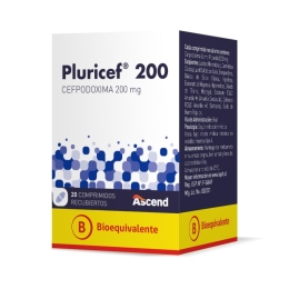 PLURICEF 200 MG X 20 COMPRIMIDOS