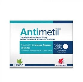 ANTIMETIL COM 50 MG X 30