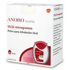 ANORO ELLIPTA 55/22 MCG X...