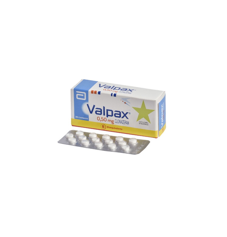 VALPAX 0,5 MG X 30 COMPRIMIDOS