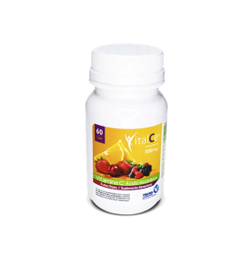 VITAMINA C 500 MG X 60 COM FRUTOS ROJOS