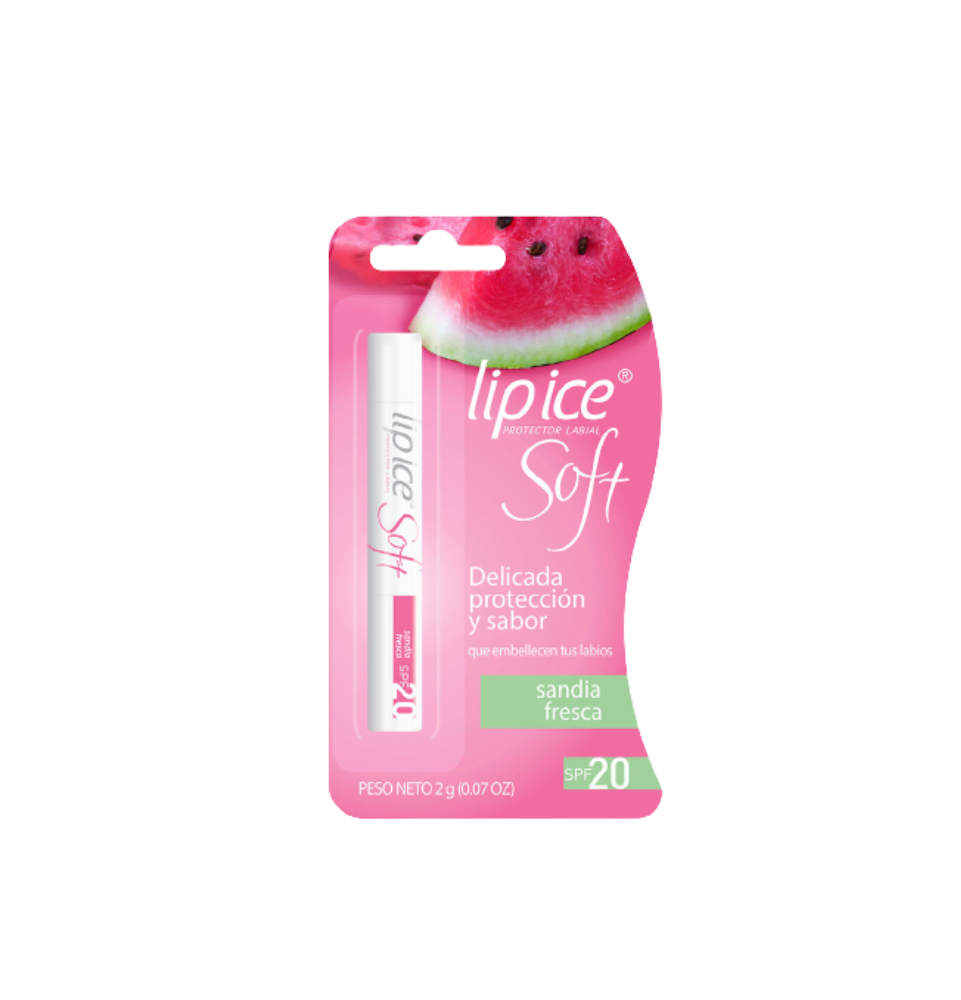 LIP ICE SOFT SANDIA SPF 20 X 2 GR