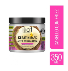 ILICIT KERATINMASK MACADAMIA CABELLO CON FRIZZ X 350 ML