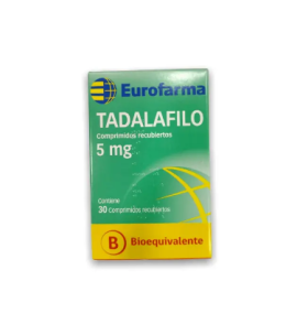 TADALAFILO COM 5 MG X 30 EUROFARMA