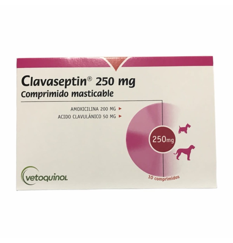 CLAVASEPTIN 250 MG X 10  COMPRIMIDOS MASTICABLES 