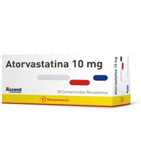 ATORVASTATINA 10 MG X 30 