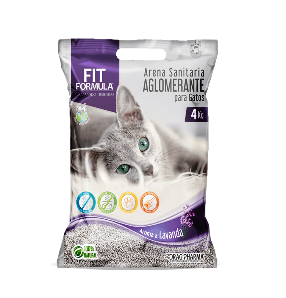 ARENA FIT GATO AROMA LAVANDA X 4 KG