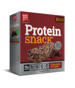 PROTEIN SNACK CHOCOLATE & CRISPIS X 5 UND