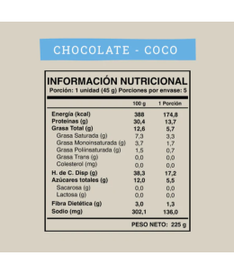 WILD PROTEIN VEGANA CHOCOLATE COCO X 5 UNIDADES