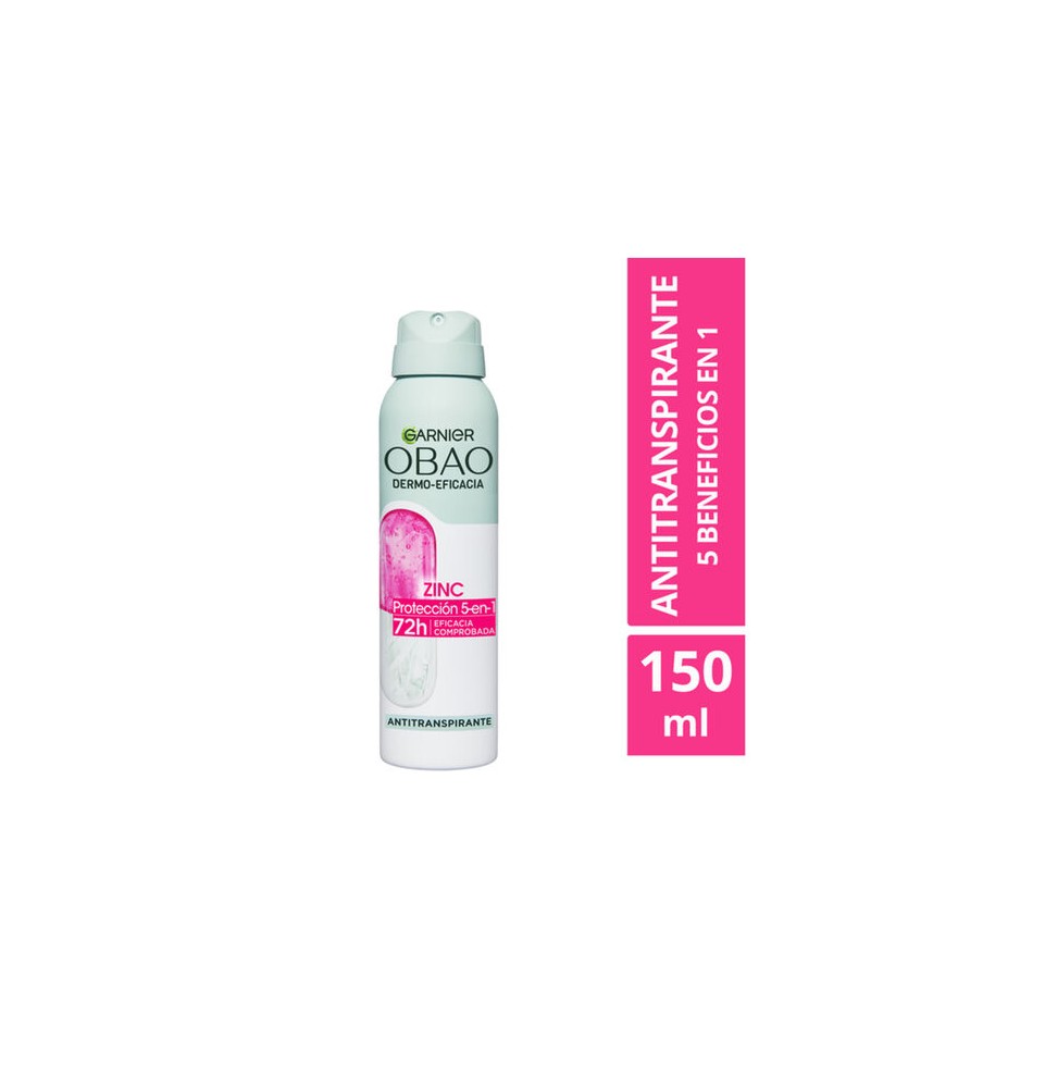 DESODORANTE SPRAY OBAO MUJER ZINC