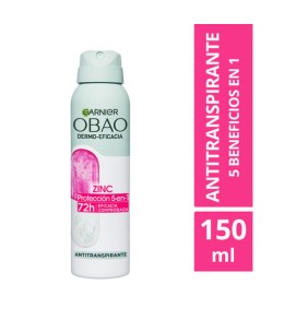 DESODORANTE SPRAY OBAO MUJER ZINC