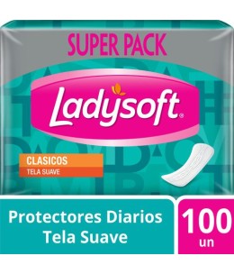 LADYSOFT CLASICO PROTECTOR DIARIO X 100 UND