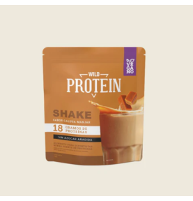 Wild protein Shake en polvo Vegano sabor Manjar 1 kg