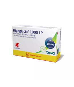 HIPOGLUCIN LP COM 1000 MG X 30