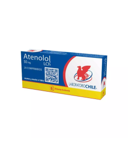 Atenolol 50 mg x 20 comprimidos