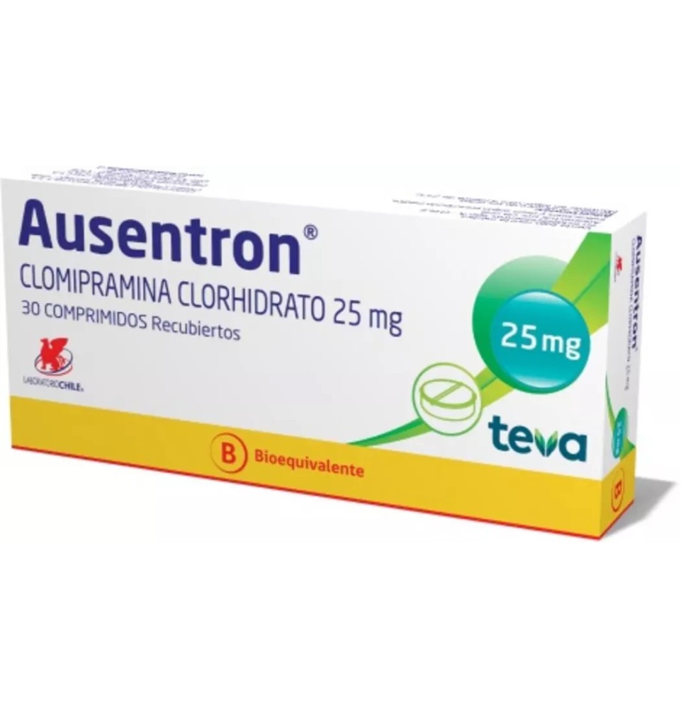 AUSENTRON 25 MG X 30 COMPRIMIDOS