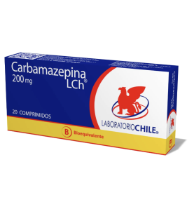 CARBAMAZEPINA COM 200 MG X 20 CHILE (BE)