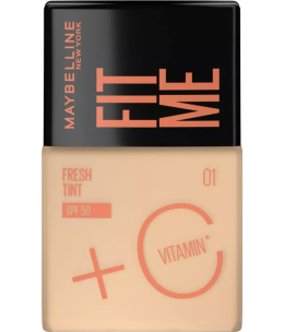 BASE DE MAQUILLAJE FIT ME FRESH TINT SPF50 N 01