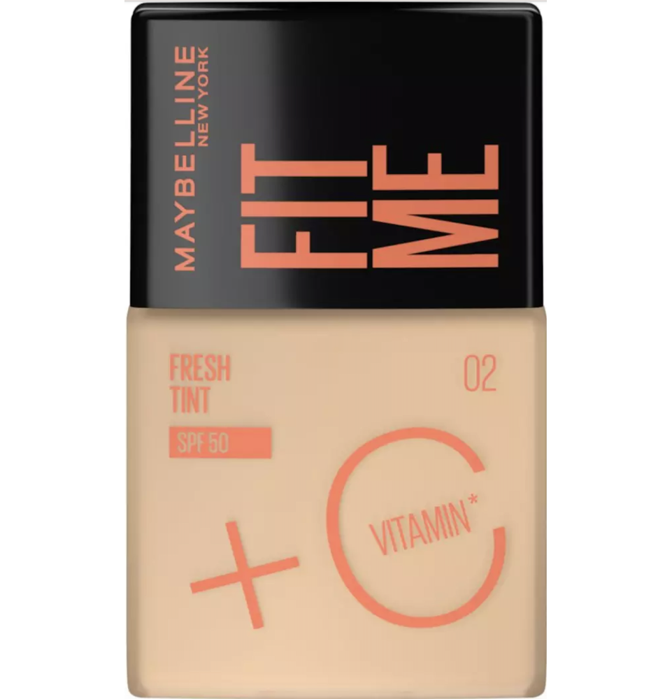 BASE DE MAQUILLAJE FIT ME FRESH TINT SPF50 N 02