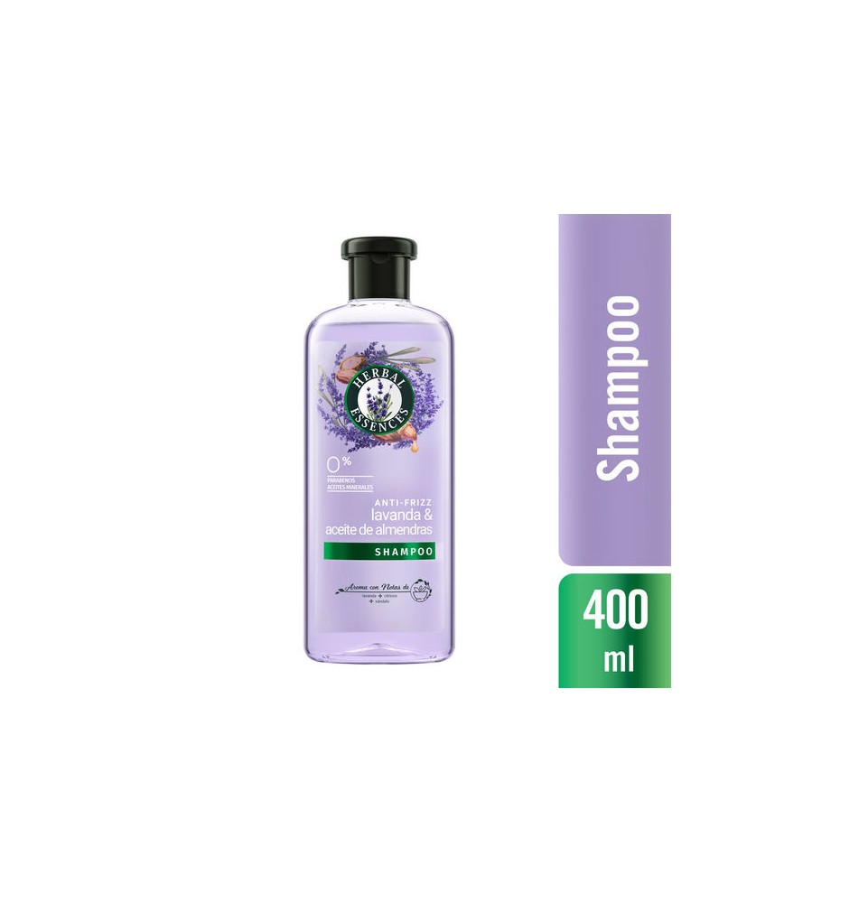 HERBAL ESSENCES SHAMPOO LAVANDA ANTI FRIZZ X 400 ML