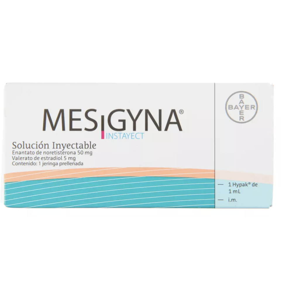 MESIGYNA SOLUCION INYECTABLE X 1 JERINGA PRELLENADA