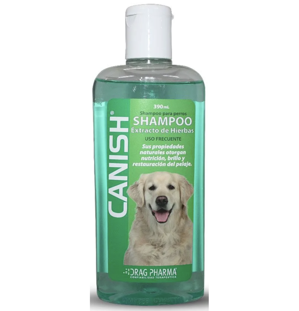 Canish Shampoo Perros Extracto de Hierbas 390 ml