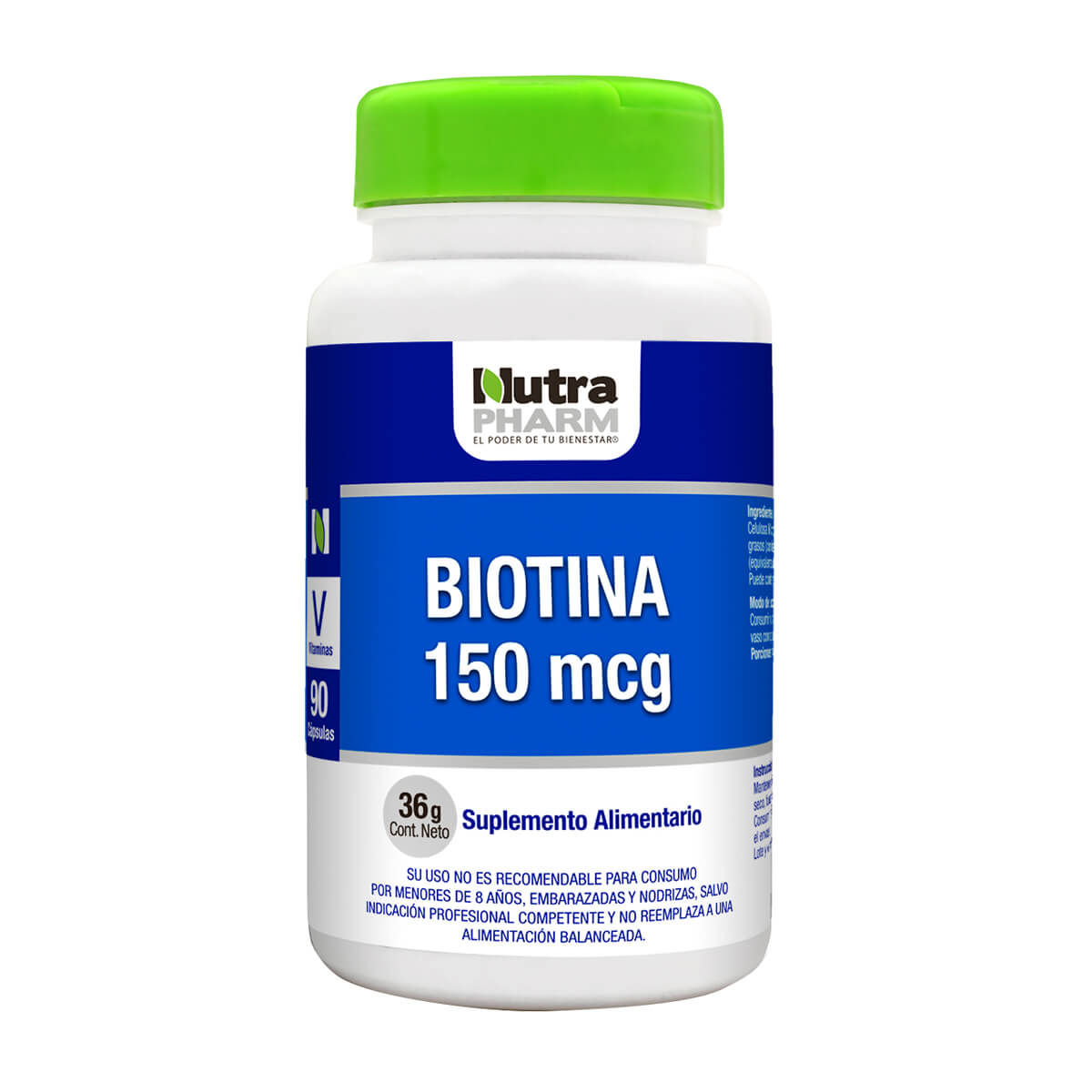 BIOTINA PREMIUM CAP X 90 NUTRAPHARM