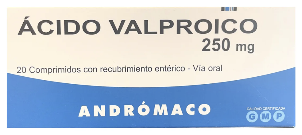 ACIDO VALPROICO COM 250 MG...