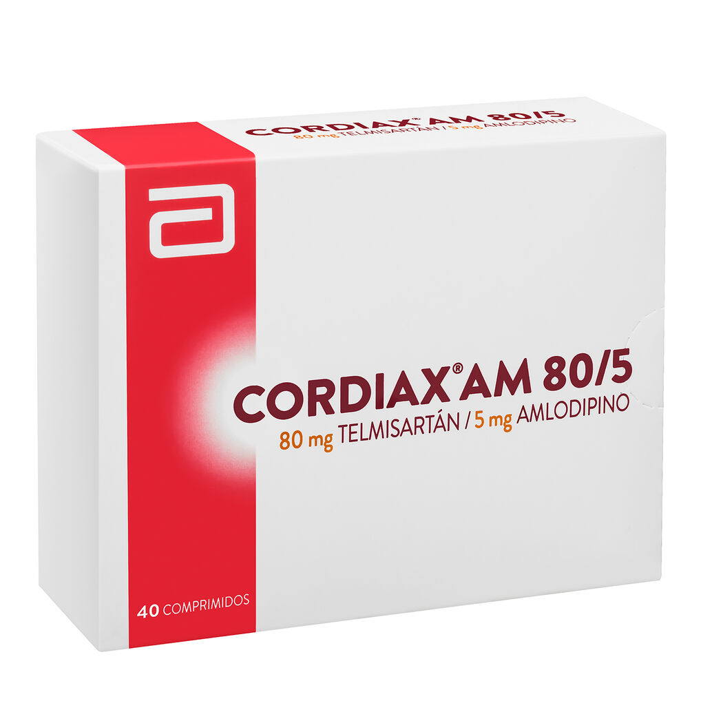 CORDIAX AM COM 80/5 MG X 40