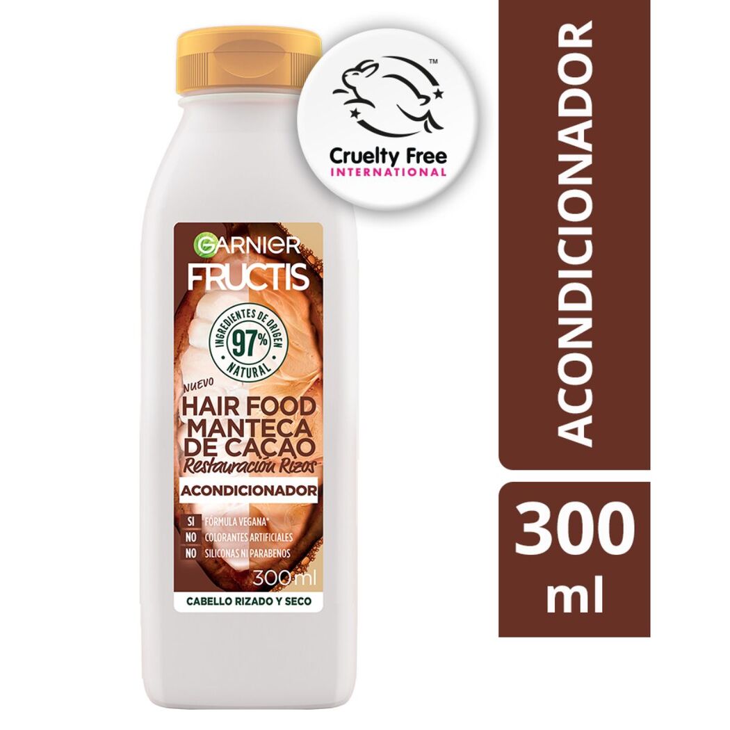 FRUCTIS ACONDICIONADOR  HAIR FOOD CACAO X 300 ML