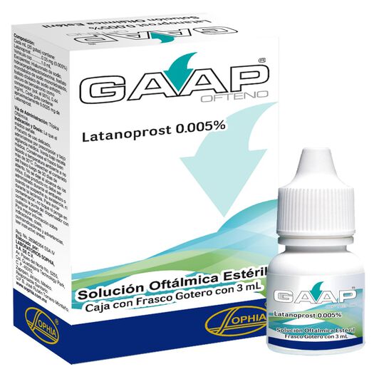GAAP SOLUCION OFTALMICA 0,005% X 3 ML