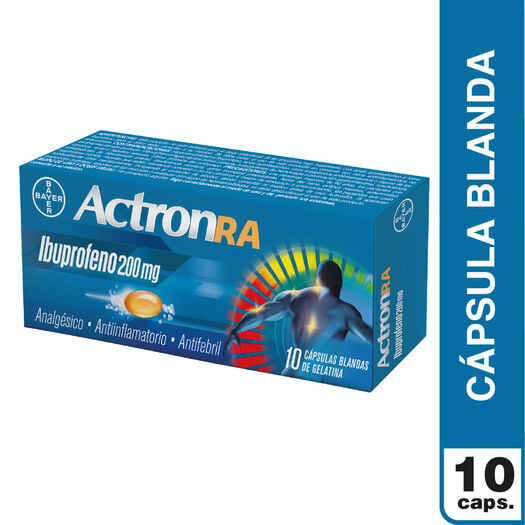 ACTRON 200 MG X 10 CAPSULAS