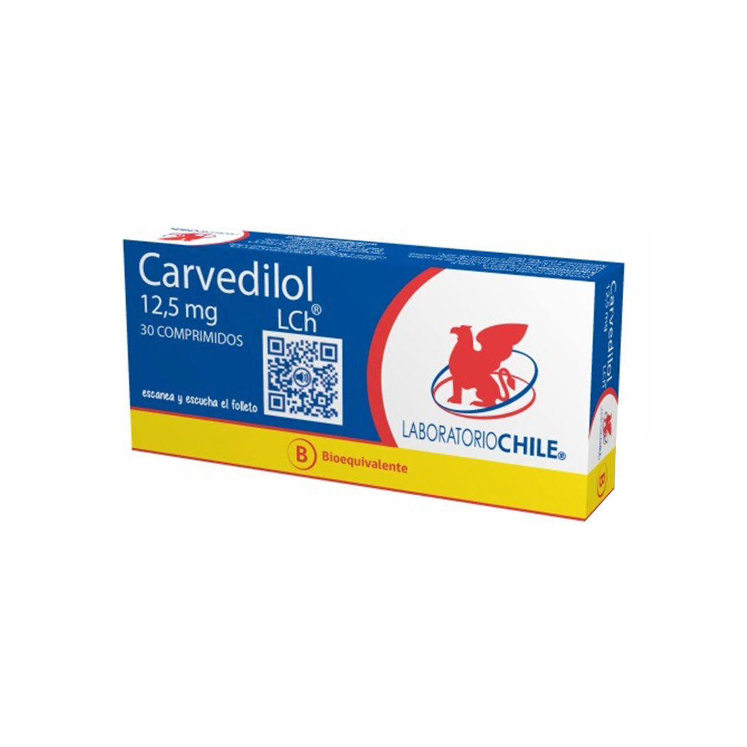 CARVEDILOL COM 12,5 MG X 30 DIFEM