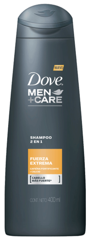 DOVE 2 EN 1 MEN FUERZA EXTREMA SHA X 400 ML
