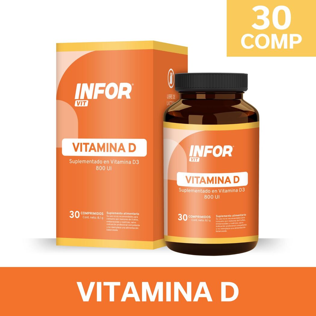 INFOR VIT VITAMINA D COM X 30