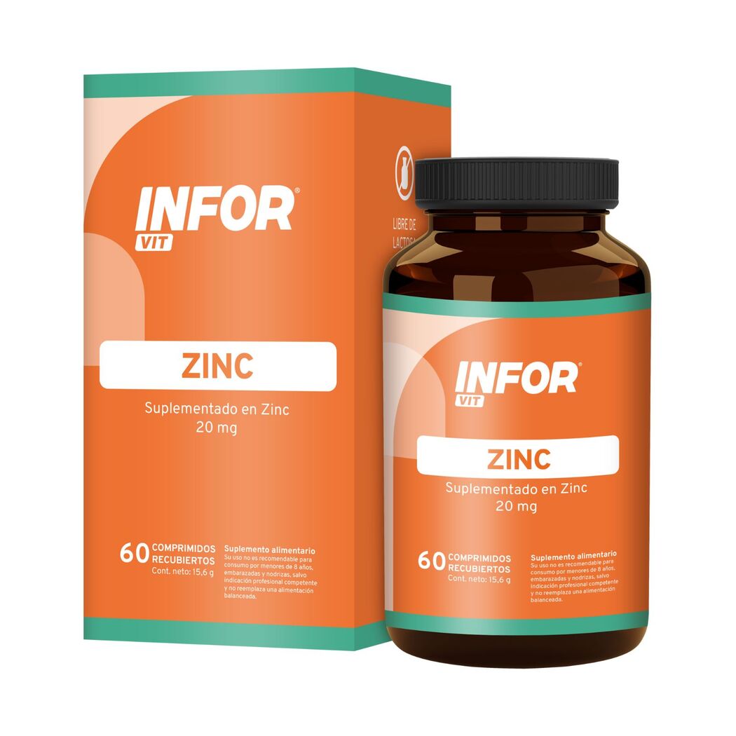 INFOR VIT ZINC COM X 60