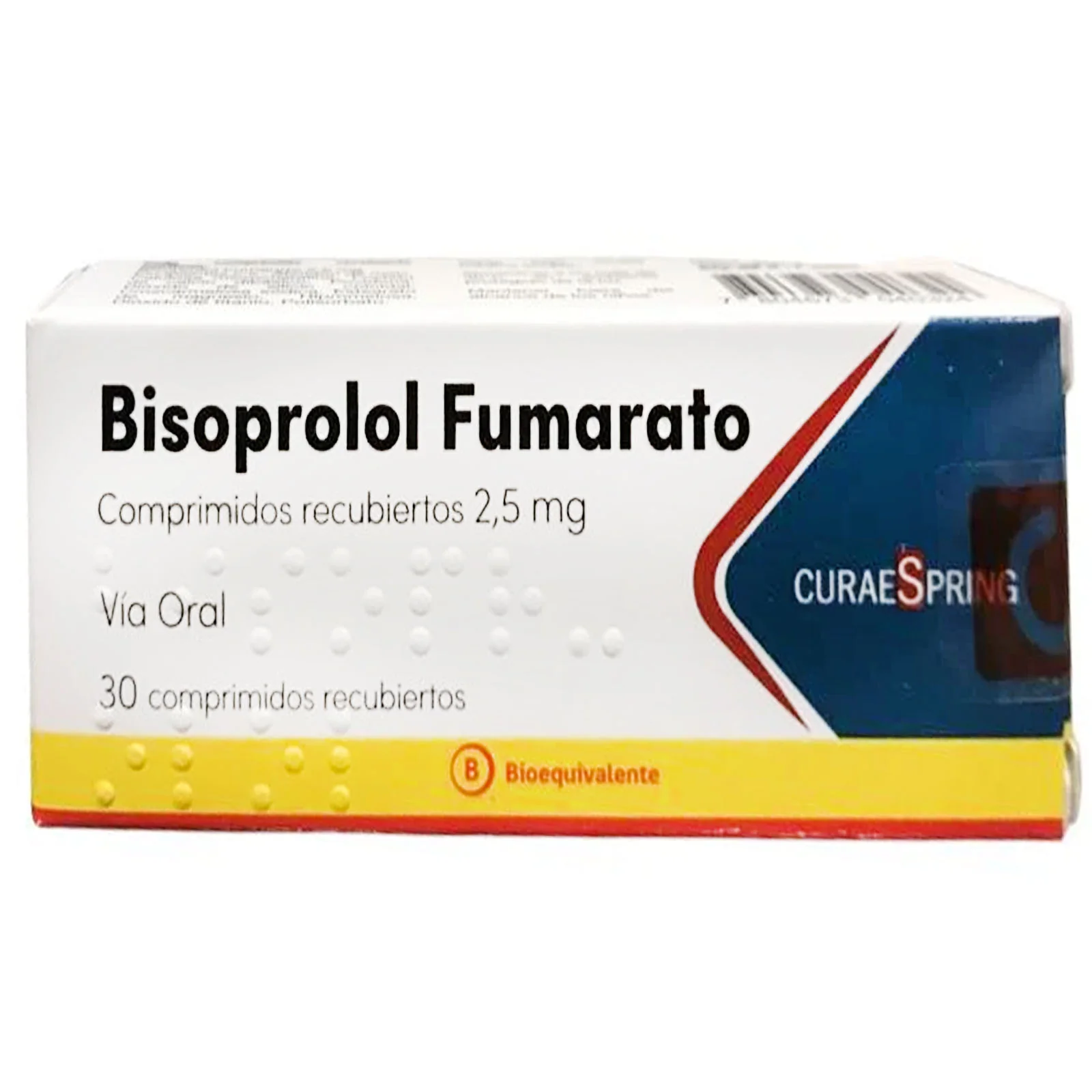 BISOPROLOL 2,5MG X 30 COMPRIMIDOS