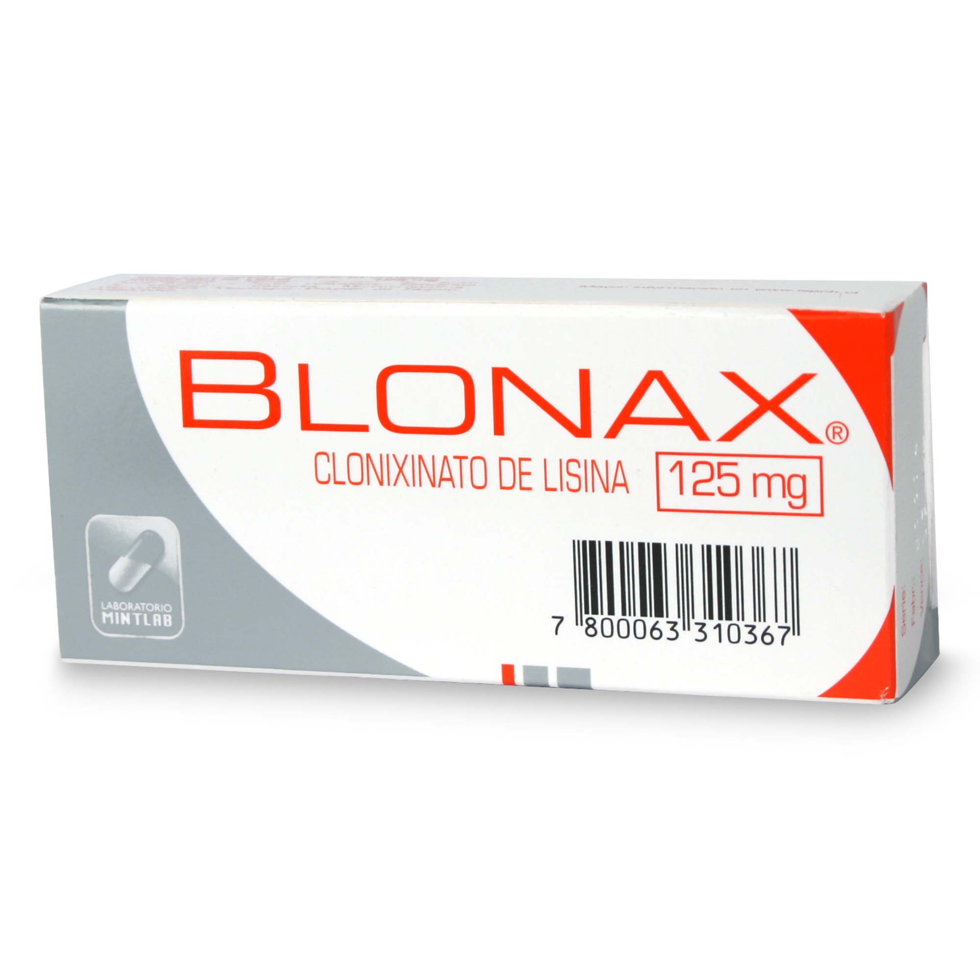 BLONAX COM 125 MG X 10 MINT