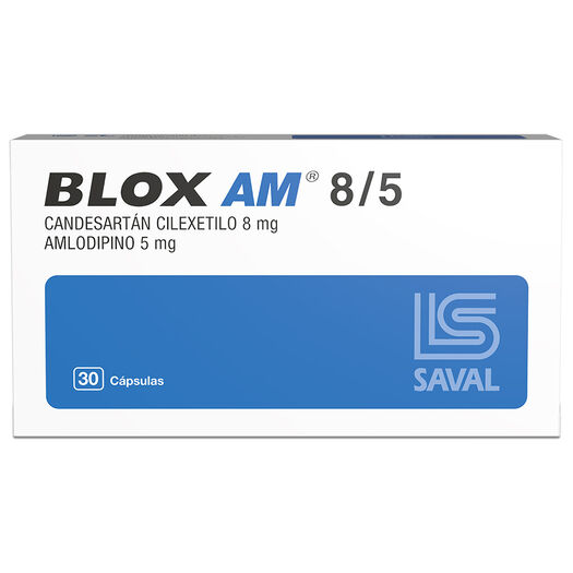 BLOX AM  8/5 MG X 30 CAPSULAS