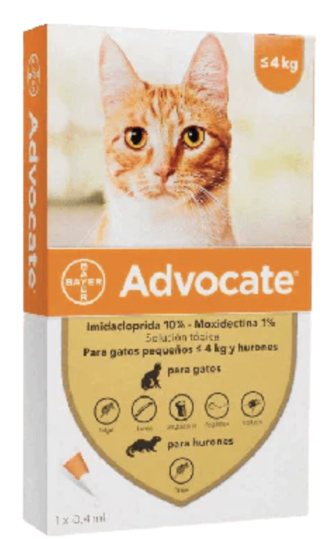 ADVOCATE GATOS 4 KG