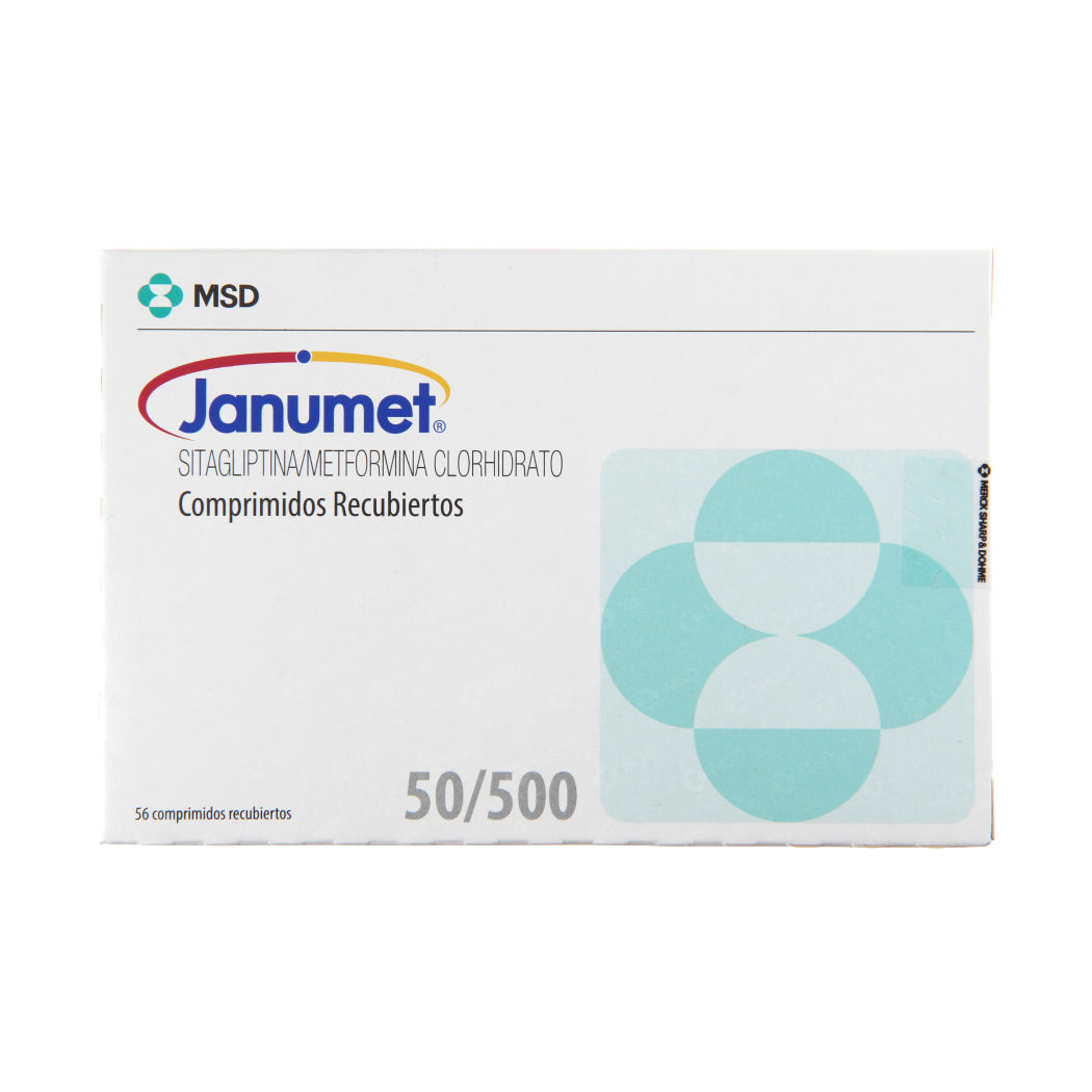 JANUMET COM 50/ 500 MG X 56