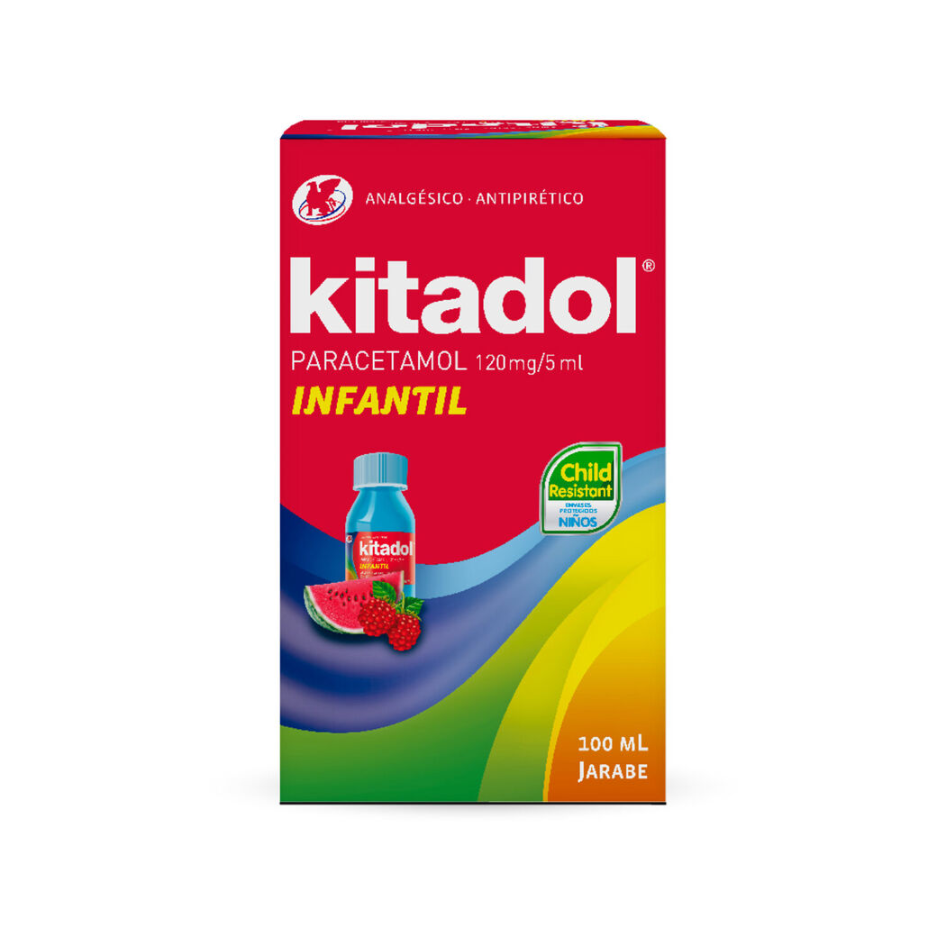 KITADOL 120 MG/5ML X 100 ML JARABE