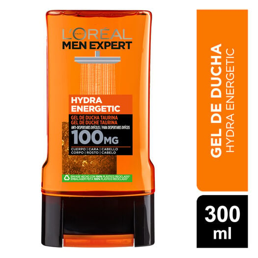 MEN EXPERT SHOWER GEL AUS HYD ENERGETIC X 300 ML