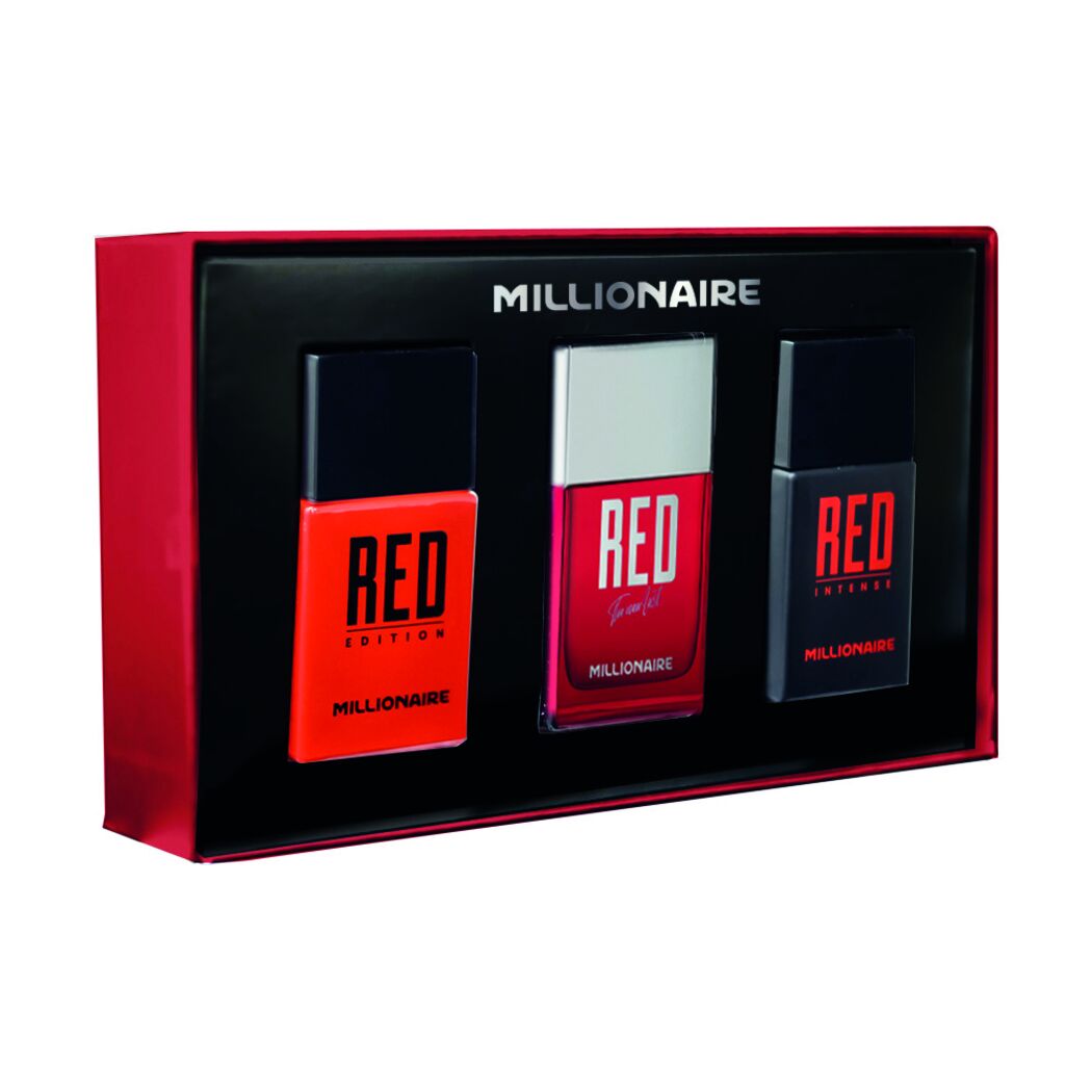 MNR RED COLLECTION RED EDIT + RED NEW + RED INT X 30 ML X 3