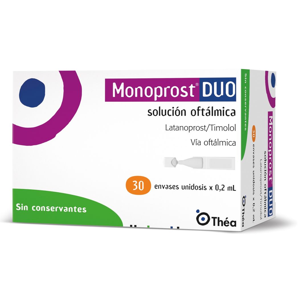 MONOPROST DUO SOLUCION OFTALMICA X 30 DOSIS